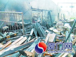 廈門(mén)一木材加工廠(chǎng)深夜突發(fā)大火 無(wú)工人受傷